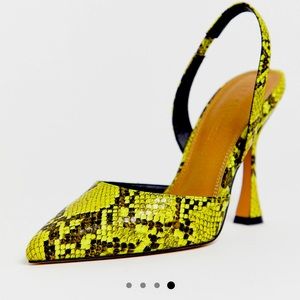 Snakeskin heels